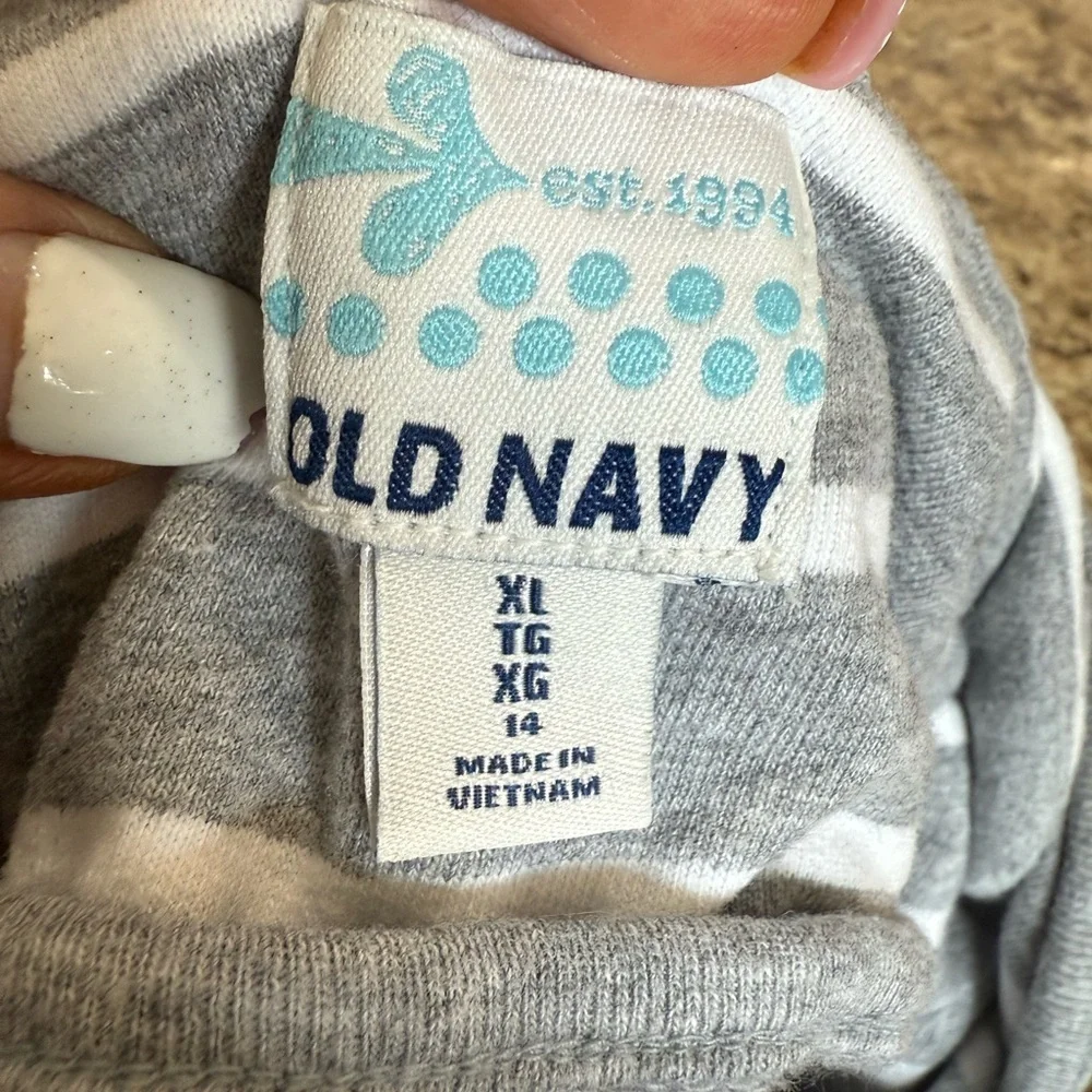 Old Navy Kids Gray Striped Blazer